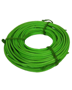 Rattan 6mm Round 250g Apple Green