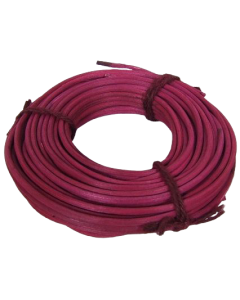 Rattan 6mm Round 250g Burgundy