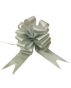 50mm Silver Pull Bows x 20pcs