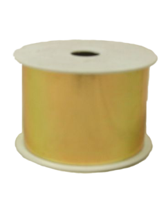 50mm x 25yds Gold Metallic Ribbon