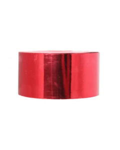 50mm x 25yds Red Metallic Ribbon