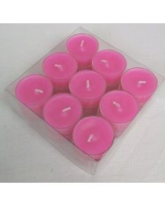 4 Hour T-Lights x 18 Pink