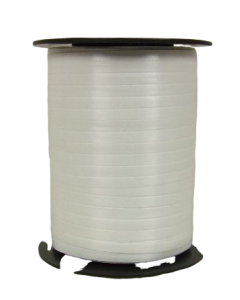 5mm x 500mtr Curling Ribbon Snow White