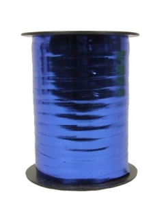 5mm x 500mtr Curling Ribbon Blue Mettallic