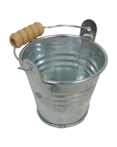 5.5cm Galvanised Zinc Bucket