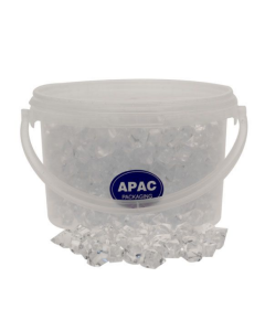 1.6kg Bucket Clear Large Acrylic Stones