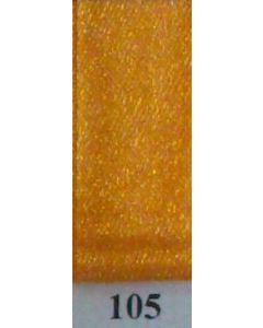 Double Face Satin 6.5mm x 50mtr Light Orange
