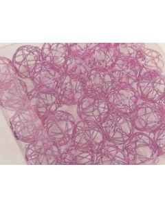 Wire Ball 2cm Pink x 30pcs