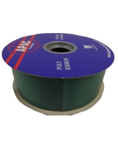 2" x 100yds Hunter Green Poly Ribbon