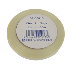 Clear Pot Tape 12mm x 50mtr