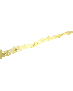 200 x 6cm Felt Christmas Garland Cream