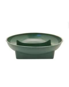 Large Square Round Dish Green x 10 (AP)