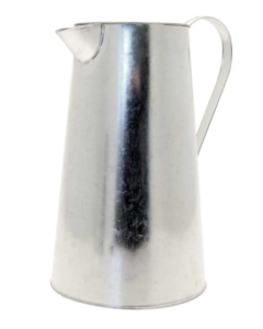 Galvanised Jug H27cm