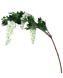 122cm 3 Head Wisteria Cream