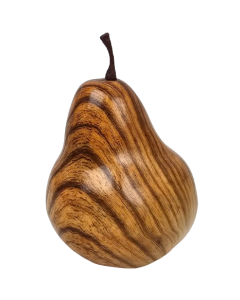 Wood Effect Pear Hanger 11cm