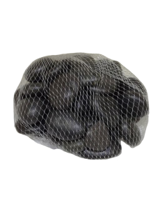 1kg 20-40mm River Stones Black