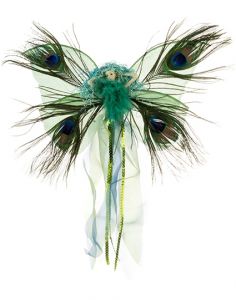 Fairy - Peacock Heartwand 38cm