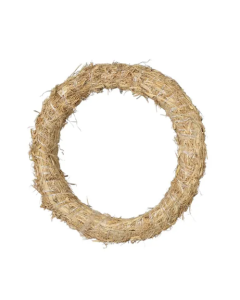 30cm Straw Wreath