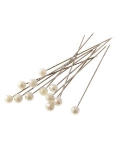4mm Pearl Headed Corsage Pins Cream x 144pcs