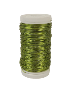 Metallic Wire Lime Green (0.5mm x 100g)