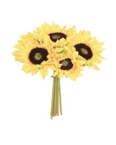 30cm Sunflower Posy x 7 Heads