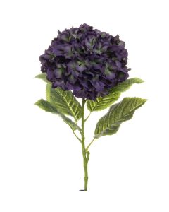 Hydrangea Large 101cm (App 25cm Head) Purple