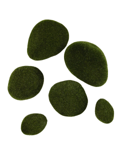 Mossy Stones x 6