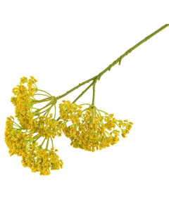 36cm Lace Flower Yellow 