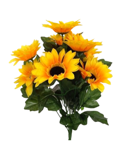 42cm Sunflower Bouquet x 10 Heads