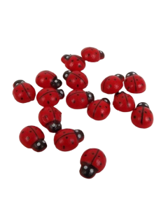 Ladybird Stickers Red 1cm x 50pcs