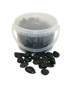 4kg Bucket 20-40mm Stones Black