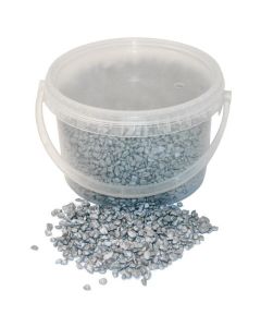 4kg Bucket 4-6mm Pebbles Silver