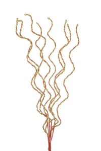 Jewelled Curly Stem Bundle 90cm Red