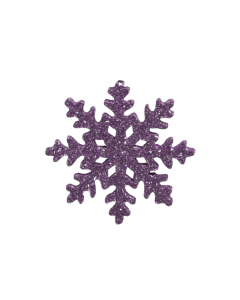 Pet 6 Glitter Icicles/Hanging  Purple Haze  12 Cm