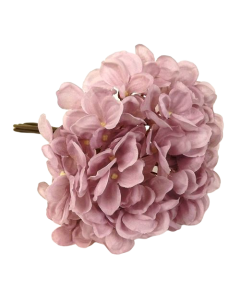 28cm Hydrangea Posy Grey