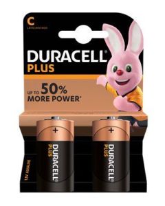 C Cell Duracell Batteries x 2