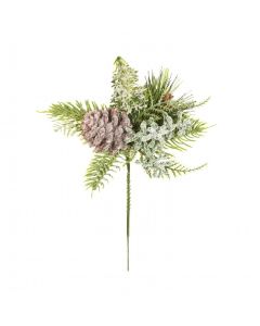 20cm Frosted Cone/Mini Tree Pick