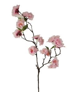 Small Cherry Blossom Spray Light Pink 75cm