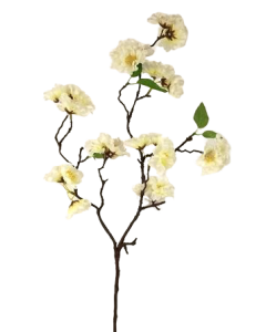 Small Cherry Blossom Spray Cream 75cm
