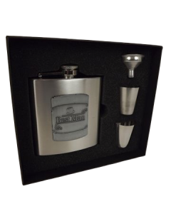 Hipflask W/2 Cups & Funnel 'Best Man'