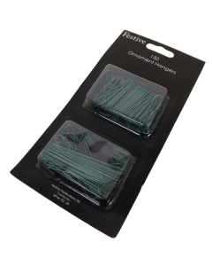 150 Green Plastic Coated Metal Hooks