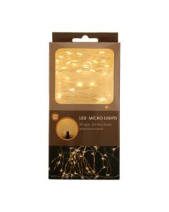 3m 30 Micro LED String Lights Warm White