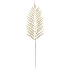54cm Glittered Lady Fern White