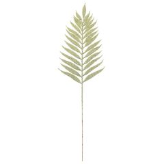 54cm Glittered Lady Fern Green