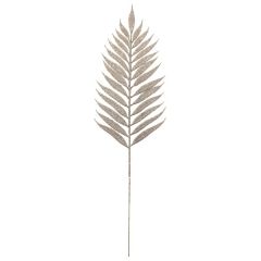 54cm Glittered Lady Fern Silver