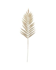 54cm Glittered Lady Fern Champagne