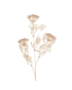 Glittered Dill Spray 71cm Rose Gold