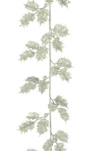 Holly Berry Garland 150cm Silver