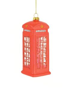 GLASS Telephone Box 12cm