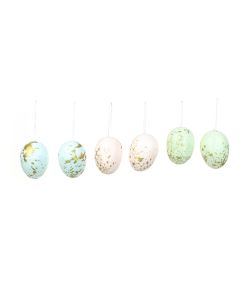 Decorative Hanging Eggs x 6